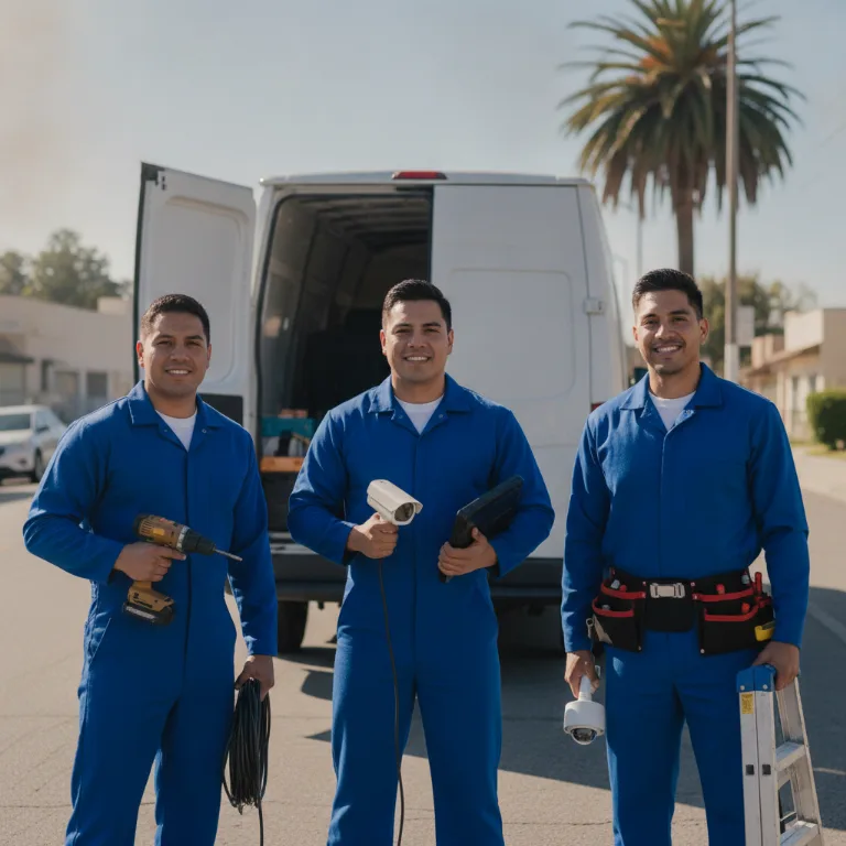 Instalação Videovigilância equipe em Sorriso